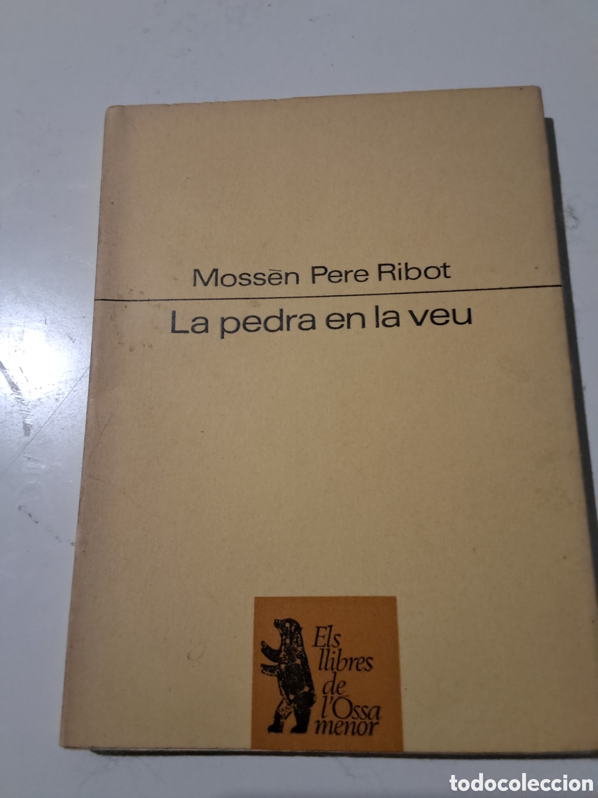 Libros de segunda mano: LA PEDRA EN LA VEU. Mossen Pere Ribot.