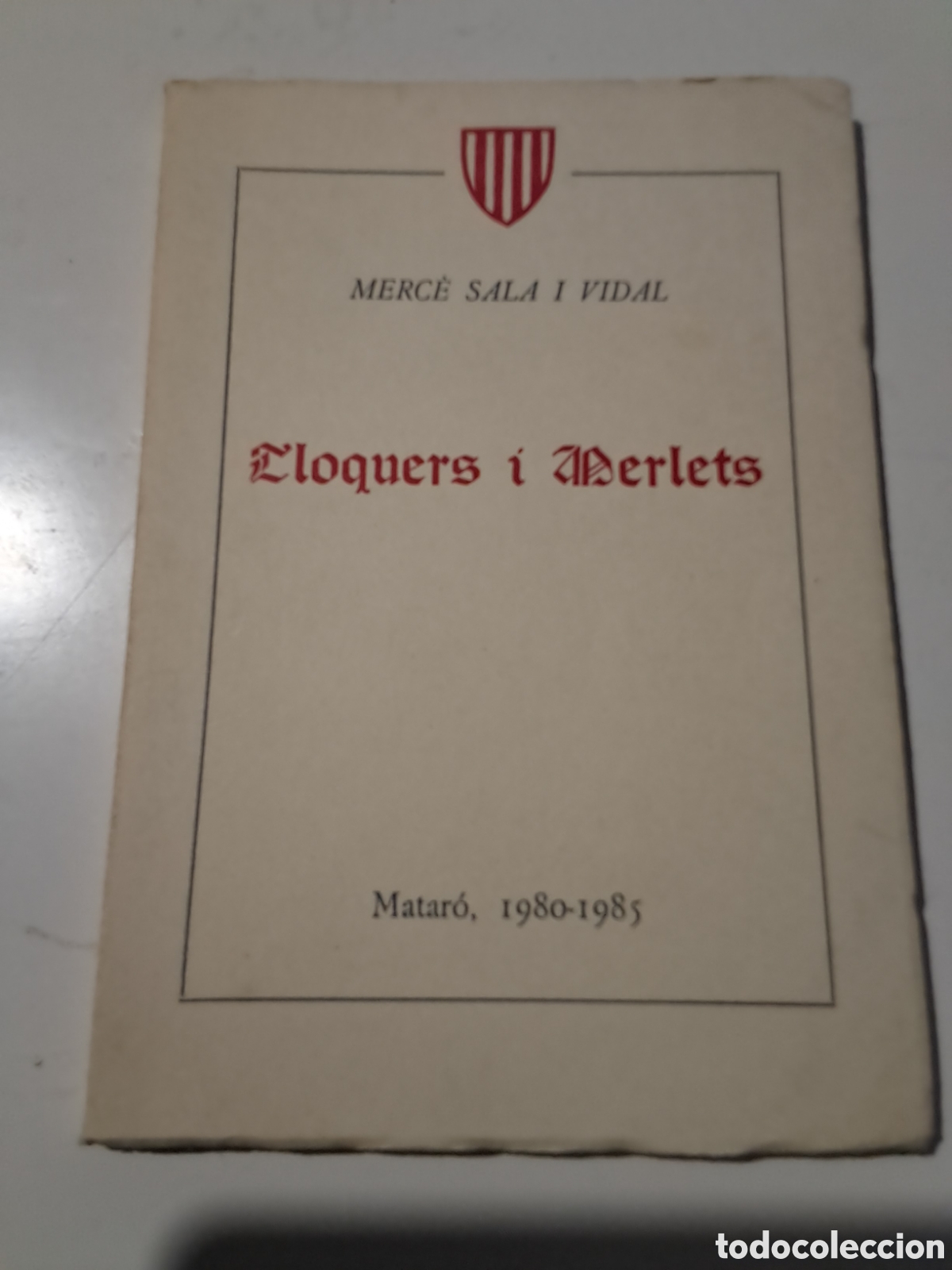 Libros de segunda mano: CLOQUERS I MERLETS. Merc&egrave; Sala i Vidal.