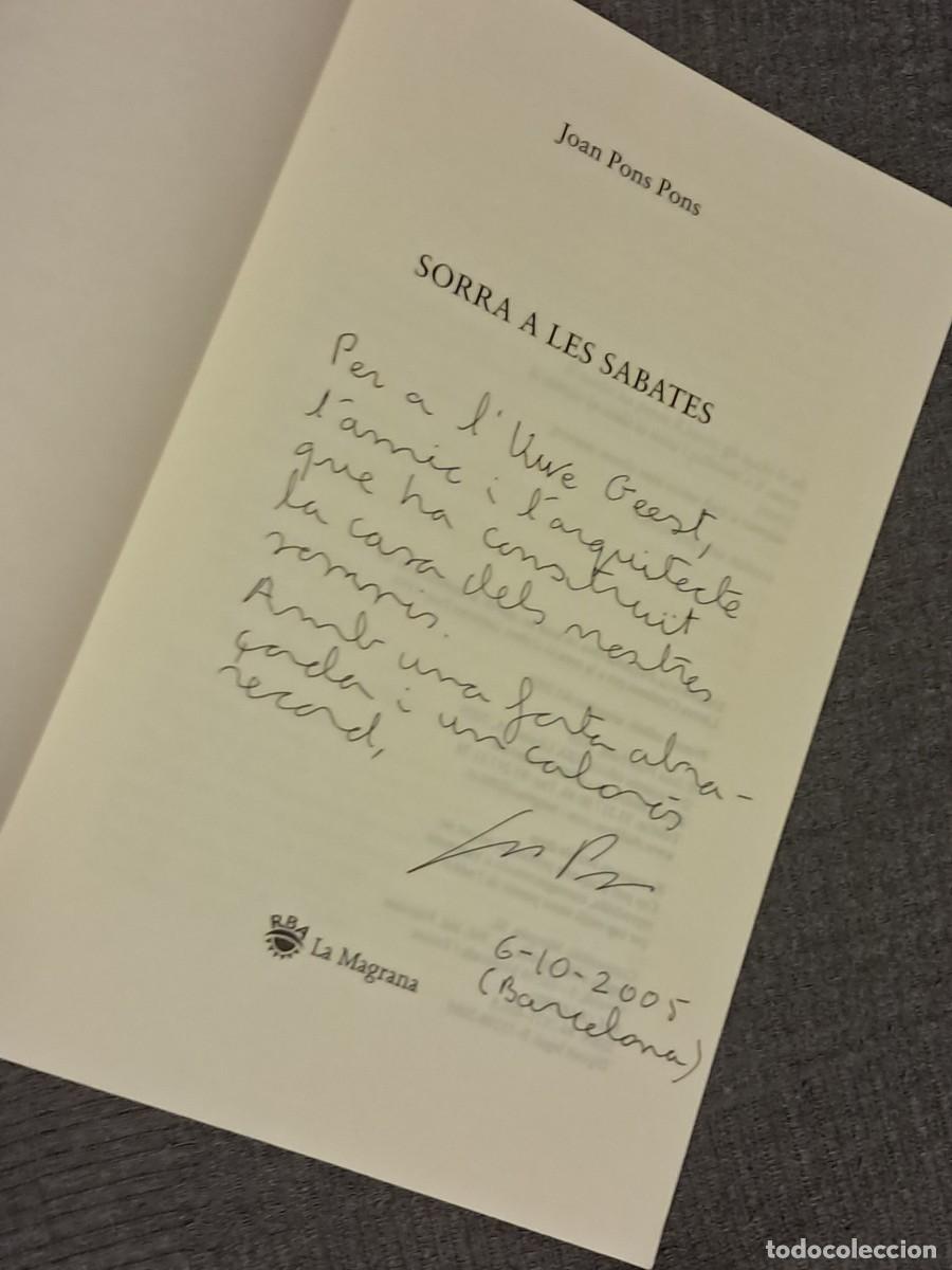 Libros de segunda mano: SORRA A LES SABATES - JOAN PONS - Foto 4