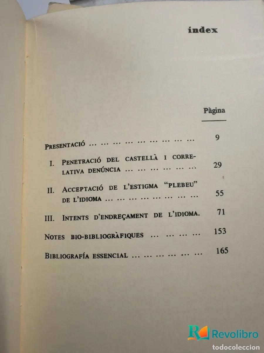 Libros de segunda mano: Defensa de l&rsquo;idioma - 1&ordf; edici&oacute;n - Vicent Pitarch - Foto 4