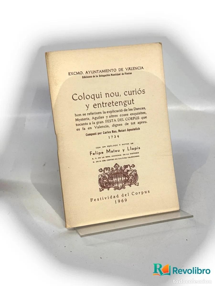 Libros de segunda mano: Coloqui nou, curi&oacute;s y entretengut - Carles Ros