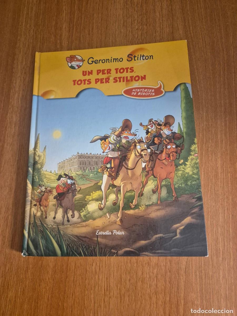Libros de segunda mano: GERONIMO STILTON ---UN PER TOTS-- TOTS PER STILTON