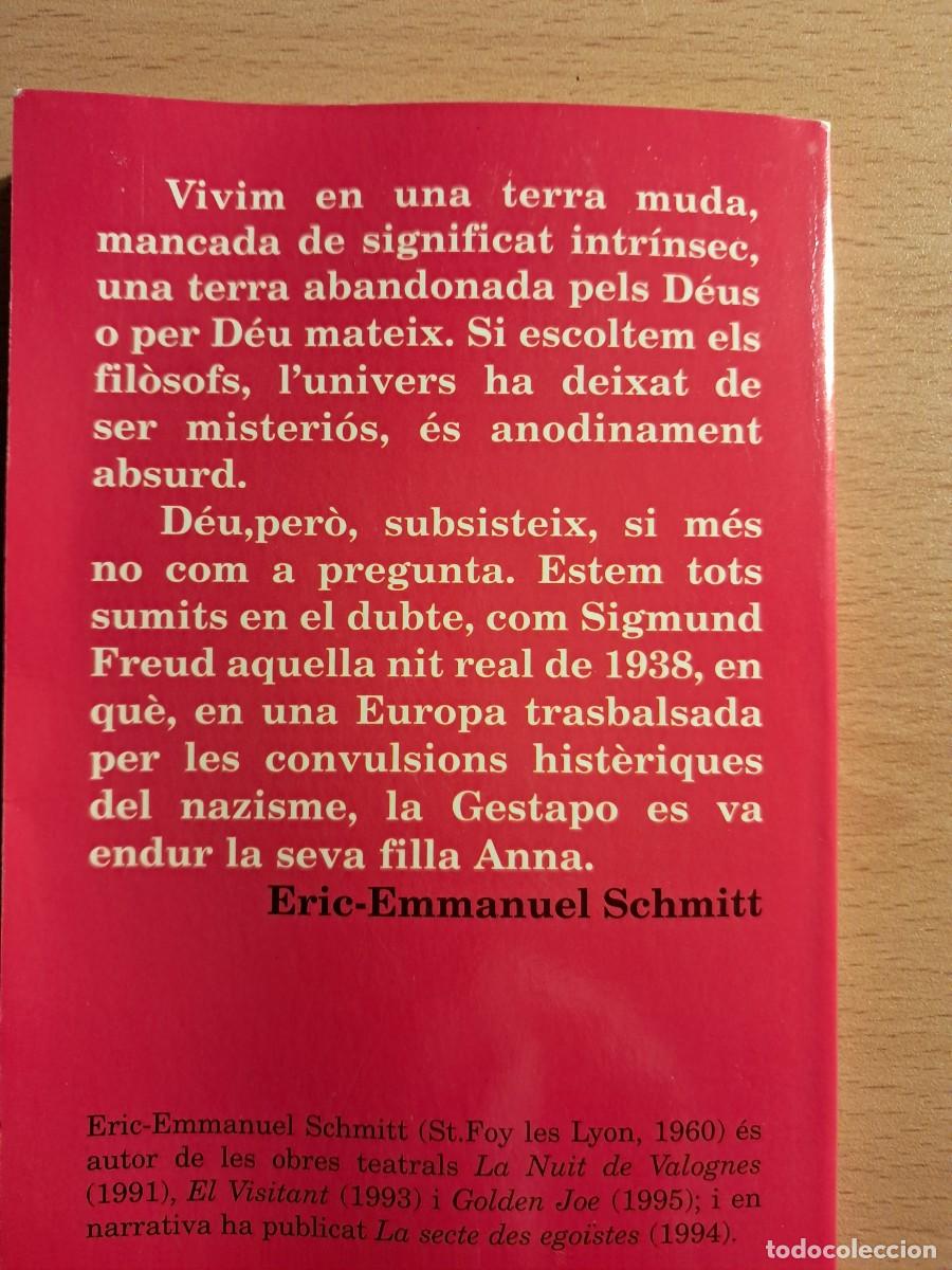 Libros de segunda mano: Llibre: EL VISITANT d' Eric-Emmanuel Schmitt Tradu&iuml;t per Jordi Planas