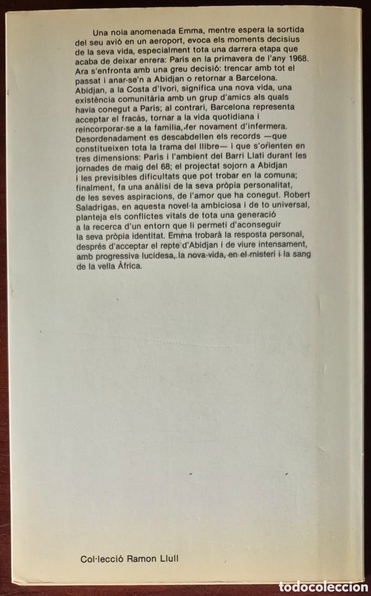 Libros de segunda mano: ROBERT SALADRIGAS - S&Oacute;C EMMA - Foto 2