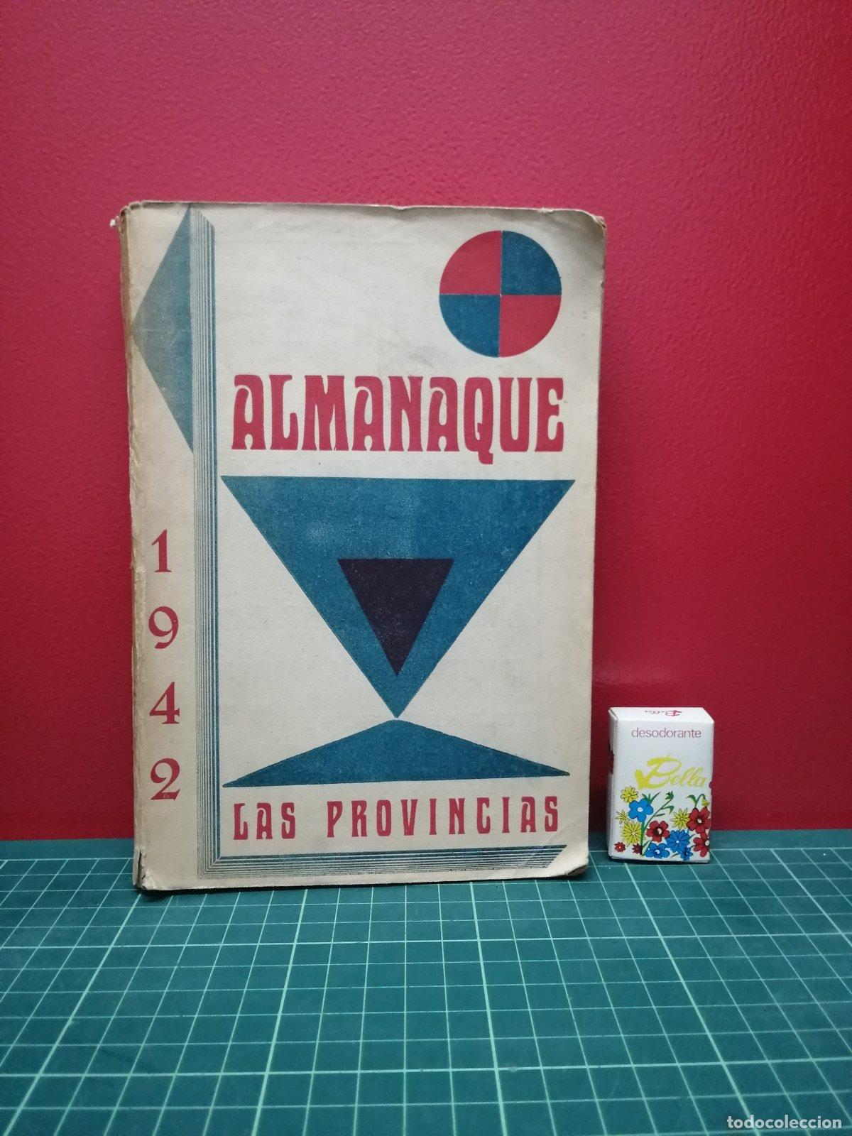Libros de segunda mano: Almanaque Las Provincias 1942