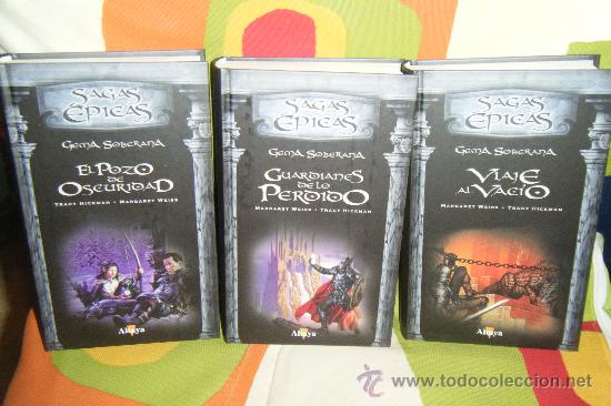 Libros de segunda mano: la gema soberana completa, el pozo de oscuridad, guardianes de lo perdido, viaje al vacio.