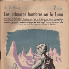 Libros de segunda mano: NOVELA-H G WELLS-LOS PRIMEROS HOMBRES EN LA LUNA-REVISTA LITERARIA NUM.1486-1959-MUY BUEN E