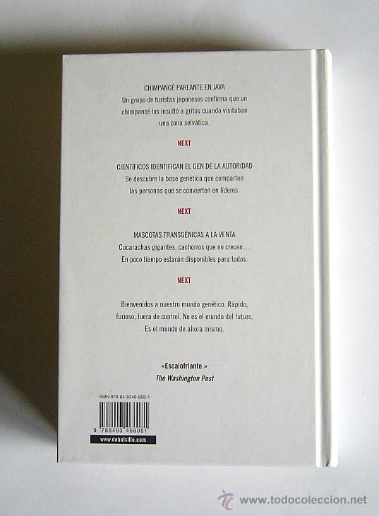 Libros de segunda mano: NEXT - MICHAEL CRICHTON - Foto 2
