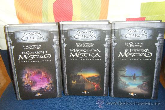Libros de segunda mano: los canticos de bronce completa, el guerrero mistico, la busqueda mistica, imperio.