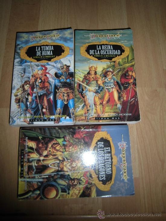 Libros de segunda mano: CRONICAS DE LA DRACON LANCE 3 VOL..-EL RETORNO DE LOS DRAGONES.LA TUMBA DE HUMA.LA TIMUN MAS 1999
