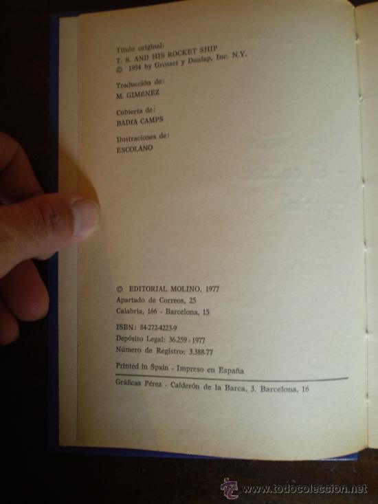 Libros de segunda mano: TOM SWIFT Y EL COHETE ESPACIAL - Foto 3