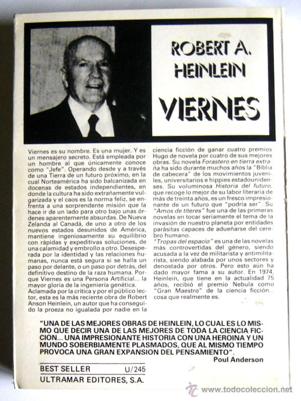 Libros de segunda mano: VIERNES - ROBERT A. HEINLEIN - Foto 3