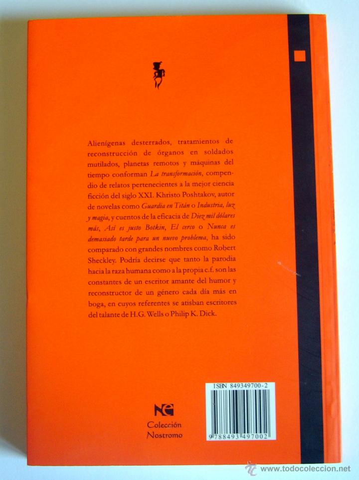 Libros de segunda mano: LA TRANSFORMACION - KHRISTO POSHTAKOV - Foto 2