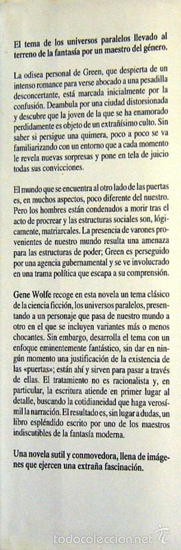 Libros de segunda mano: PUERTAS - GENE WOLFE - Foto 4