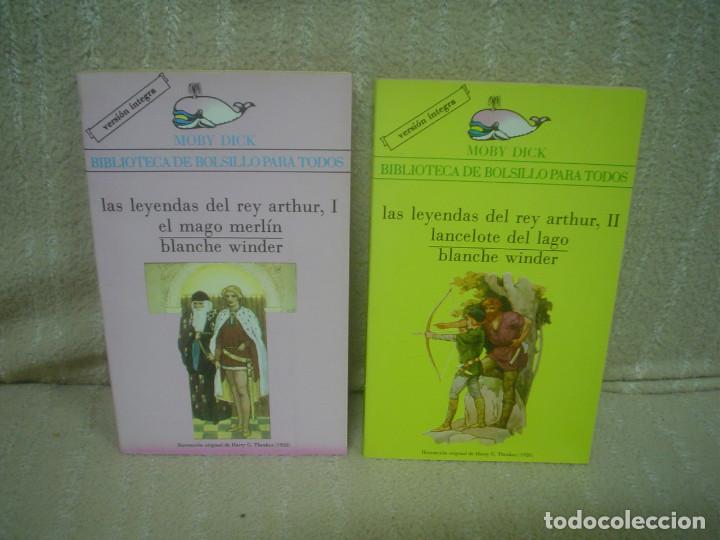 Libros de segunda mano: LAS LEYENDAS DEL REY ARTHUR 2 TOMOS - BLANCHE WINDER - LANCELOTE DEL LAGO / EL MAGO MERLIN