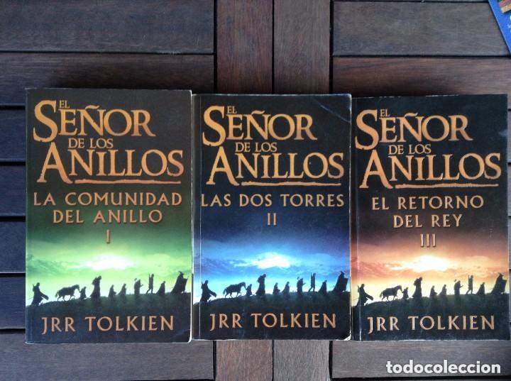 Libros de segunda mano: 3 LIBROS EL SEÑOR DE LOS ANILLOS - Foto 1 - 123134423