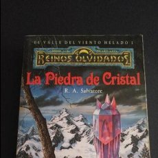 Libros de segunda mano: LA PIEDRA DE CRISTAL. EL VALLE DEL VIENTO HELADO, VOL. I. REINOS OLVIDADOS.. Lote 83620400