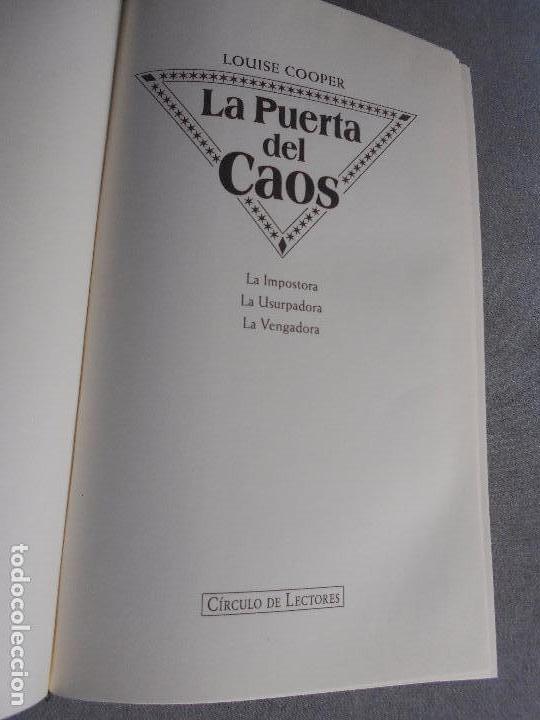 Libros de segunda mano: LA PUERTA DEL CAOS - Foto 4