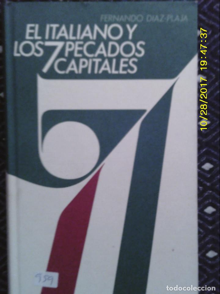 Gebrauchte B&uuml;cher: LIBRO N&ordm; 959 EL ITALIANO Y LOS SIETE P&Egrave;CADOS CAPITALES