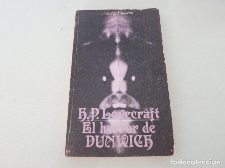 Libros de segunda mano: TERROR LOVECRAFT ALIANZA EL HORROR DE DUNWICH