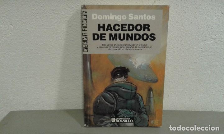 Libros de segunda mano: HACEDOR DE MUNDOS POR DOMINGO SANTOS BOLSILLO ULTRAMAR CIENCIA FICCION