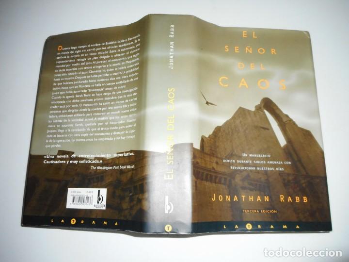 Libros de segunda mano: JONATHAN RABB. El Se&ntilde;or del Caos. RM86007. - Foto 1