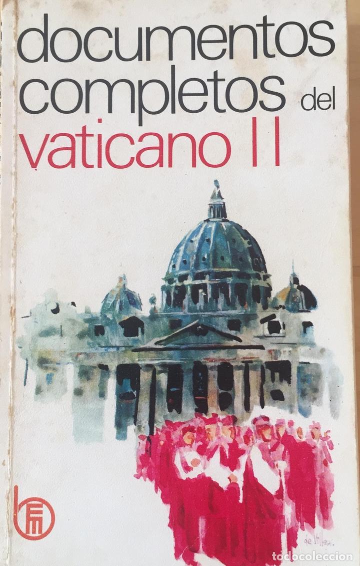 Libros de segunda mano: DOCUMENTOS COMPLETOS DEL VATICANO II - Foto 1