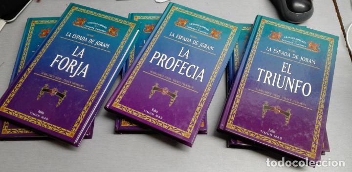 LA ESPADA DE JORAM: LA FORJA - LA PROFECÍA - EL TRIUNFO / M. WEIS - T. HICKMAN / FOLIO - TIMUN MAS (Libros de Segunda Mano (posteriores a 1936) - Literatura - Narrativa - Ciencia Ficción y Fantasía)