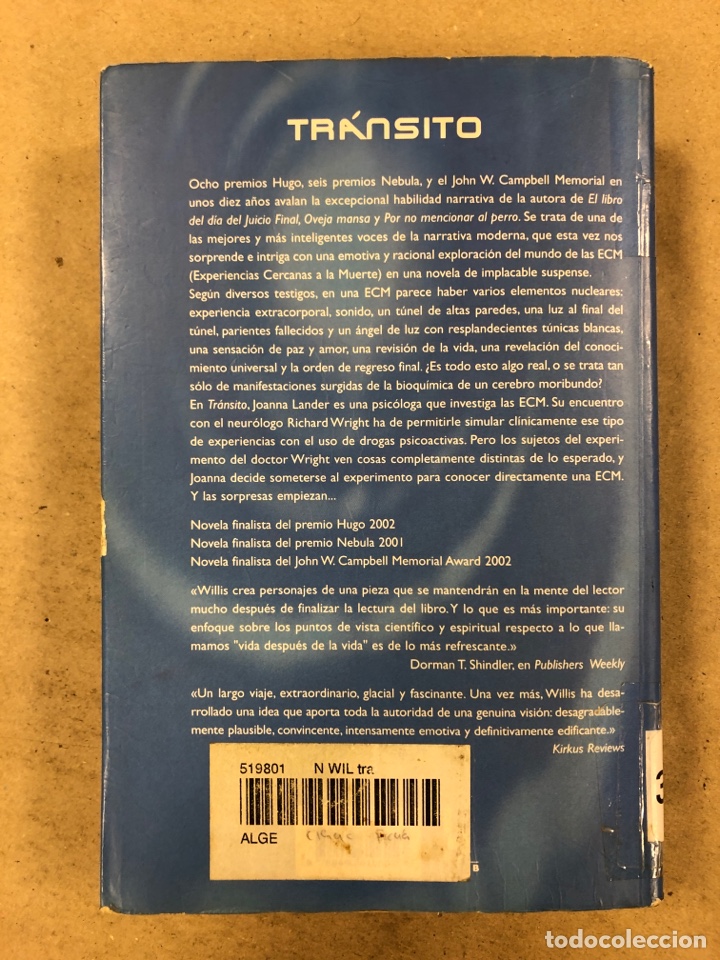 Libros de segunda mano: TR&Aacute;NSITO. CONNIE WILLIS. EDICIONES B 2003. - Foto 6