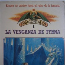 Libros de segunda mano: LA VENGANZA DE TYRNA DRAGONTALES LIBRO JUEGO 1 URBION 1985. Lote 171836315
