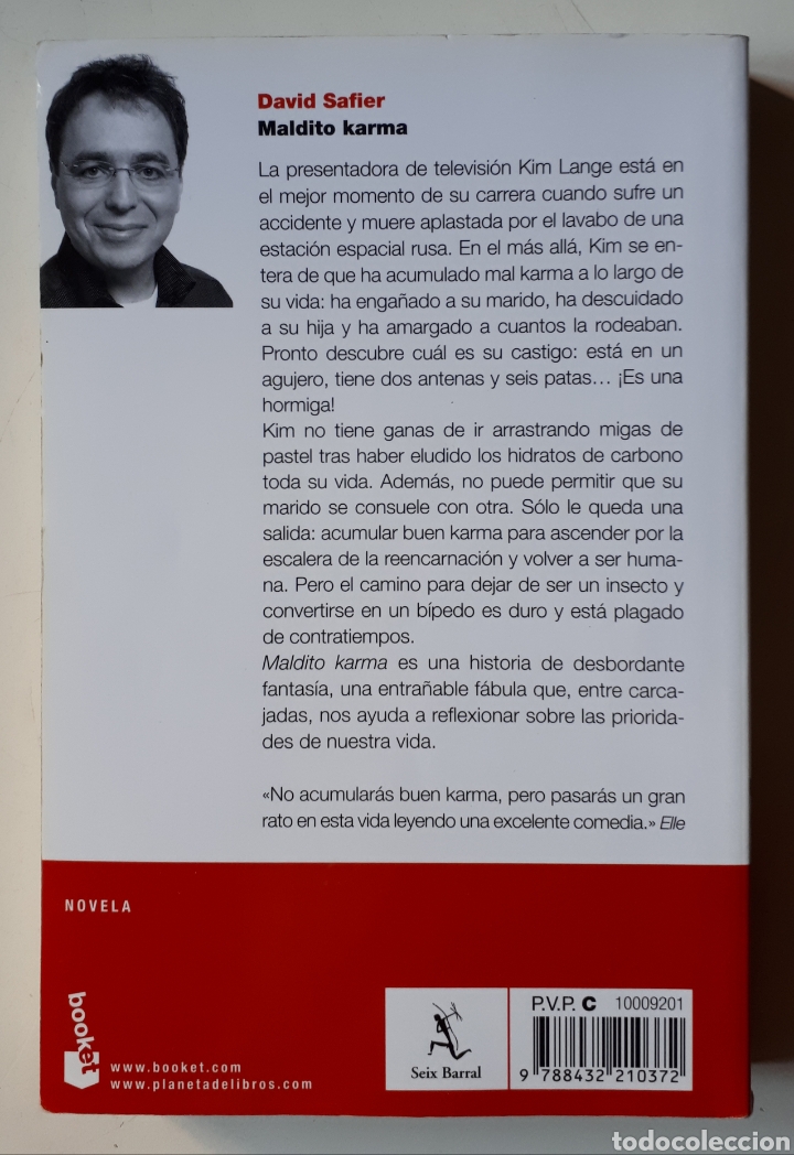 Libros de segunda mano: Libro Maldito karma - Foto 2