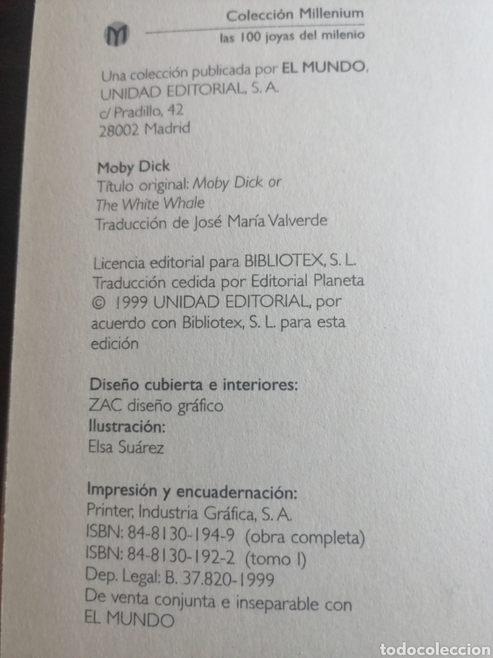 Libros de segunda mano: Moby Dick - Foto 4