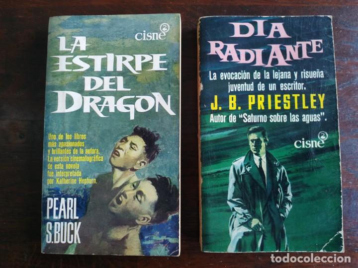 Libros de segunda mano: 2 novelas de aventuras y acci&oacute;n, la 1&ordm; La estirpe del dragon 1962 y la 2&ordm; Dia radiante 1963