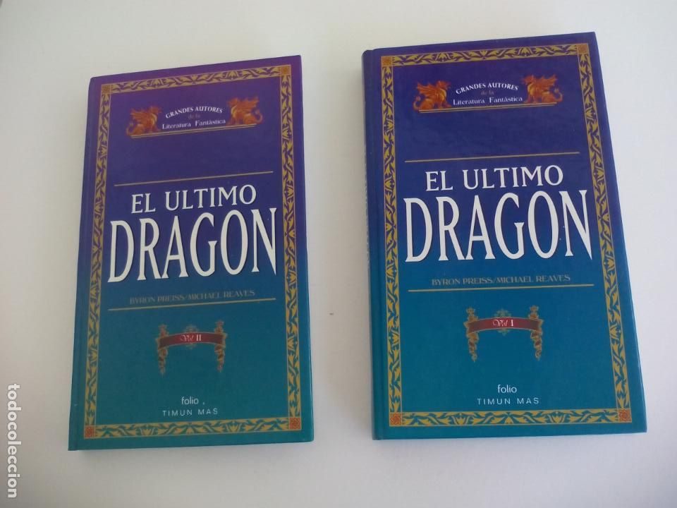 Libros de segunda mano: EL ULTIMO DRAGON VOLUMEN I Y II BYRON PREISS- MICHAEL REAVES.Timun Mas 1996