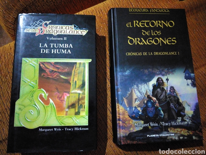 Libros de segunda mano: Crónicas de la Dragonlance La tumba de huma y El Retorno de los Dragones - Foto 1 - 153518014