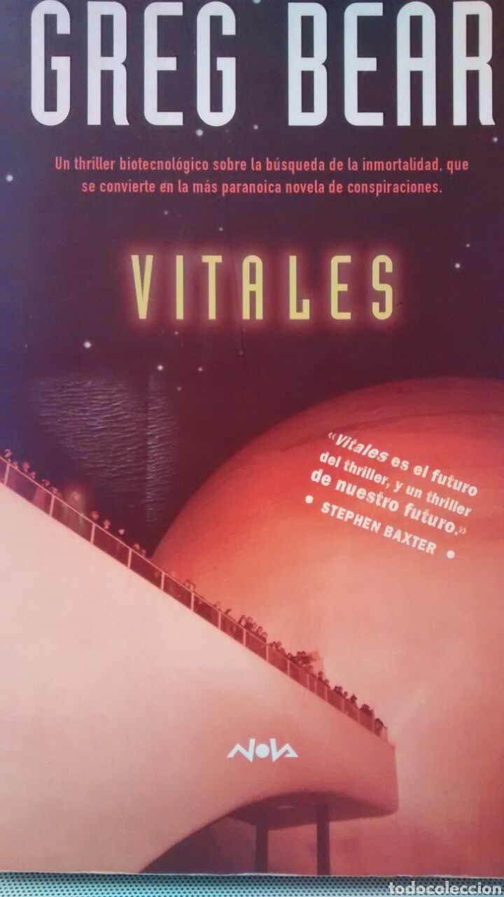 Libros de segunda mano: VITALES DE GREG BEAR (EDICIONES B) - Foto 1