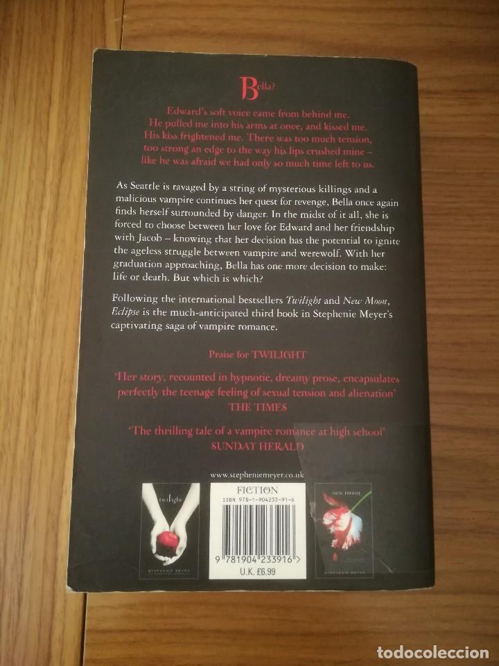 Libros de segunda mano: ECLIPSE STEPHENIE MEYER EDITORIAL ATOM 2008 (EN INGLES) - Foto 2