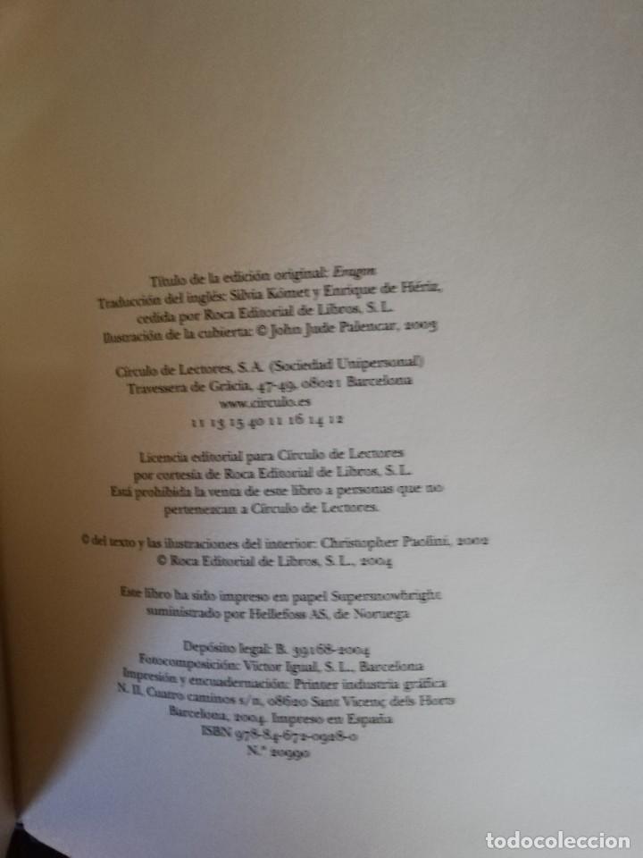 Libros de segunda mano: ERAGON (CHRISTOPHER PAOLINI) - C&Iacute;RCULO DE LECTORES - Foto 3