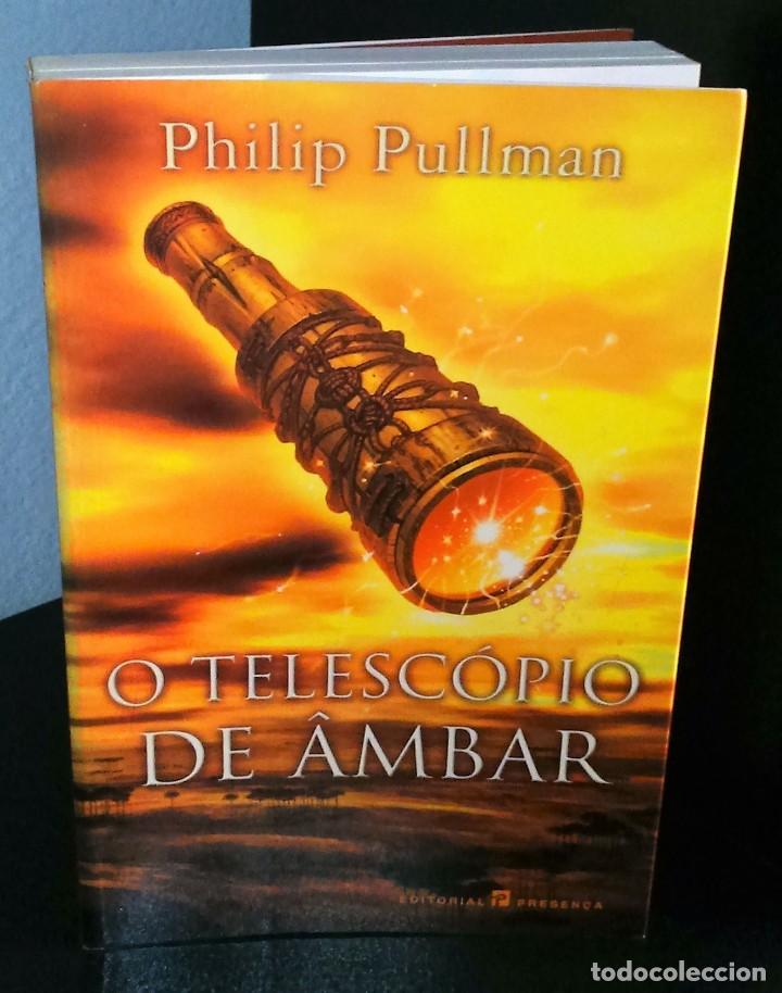 Libros de segunda mano: O Telesc&oacute;pio de &Acirc;mbar de Philip Pullman - Foto 1