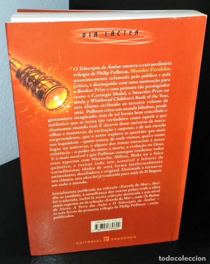 Libros de segunda mano: O Telesc&oacute;pio de &Acirc;mbar de Philip Pullman - Foto 2