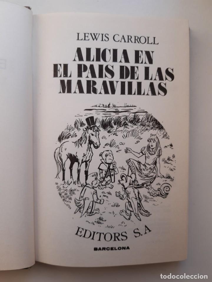 Libros de segunda mano: ALICIA EN EL PAIS DE LAS MARAVILLAS EDITORS DALMAU 1986 - Foto 10 - 203052486