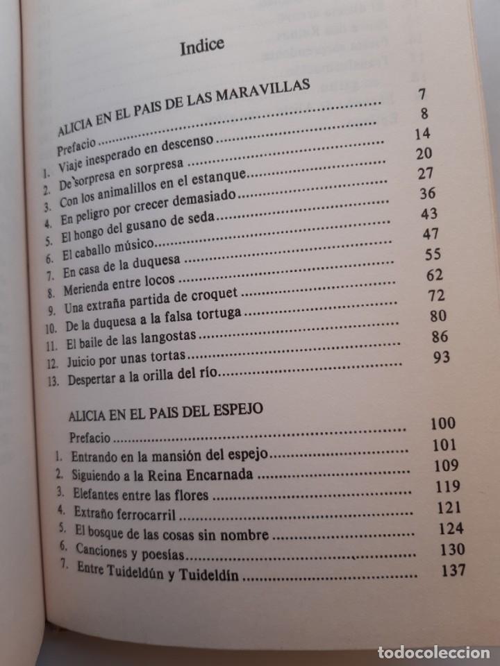 Libros de segunda mano: ALICIA EN EL PAIS DE LAS MARAVILLAS EDITORS DALMAU 1986 - Foto 15 - 203052486