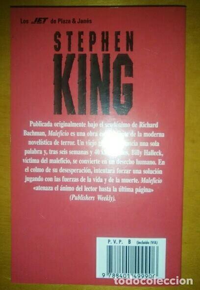 Libros de segunda mano: MALEFICIO (THINNER) - Foto 2