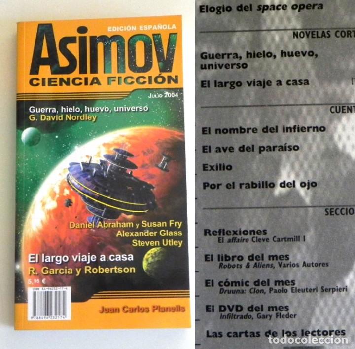 Libros de segunda mano: ASIMOV CIENCIA FICCI&Oacute;N EDICI&Oacute;N ESPA&Ntilde;OLA 10 2004 EL LARGO VIAJE A CASA RELATOS EXILIO AVE DEL PARA&Iacute;SO