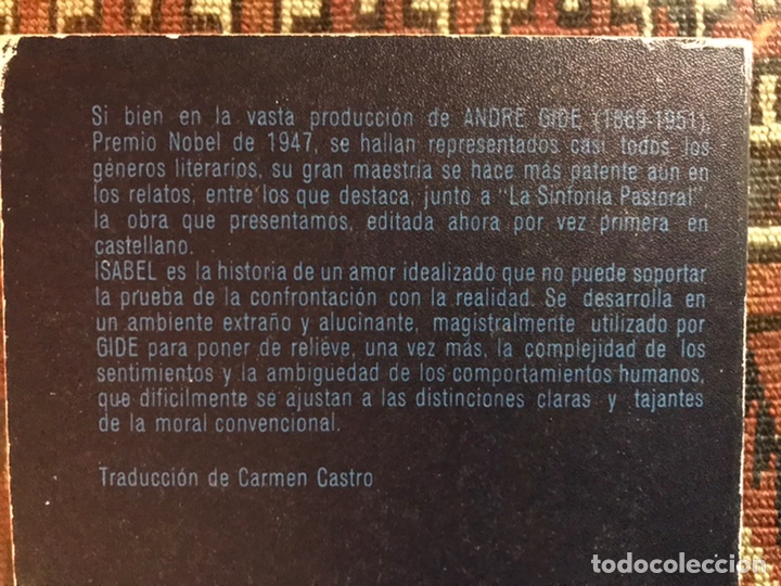 Libros de segunda mano: Isabel. Andr&eacute; Gide - Foto 2