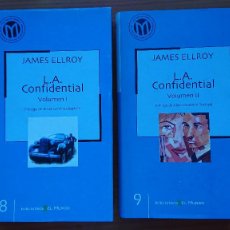 Libros de segunda mano: JAMES ELLROY – L.A. CONFIDENTIAL – 2 TOMOS - COLECCIÓN LAS MEJORES NOVELAS DELA LITERATURA UNIVERSAL. Lote 216991317