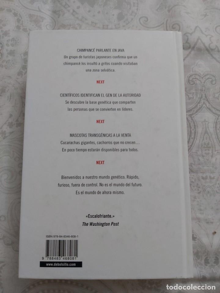 Libros de segunda mano: NEXT de Michael Crichton - Foto 2