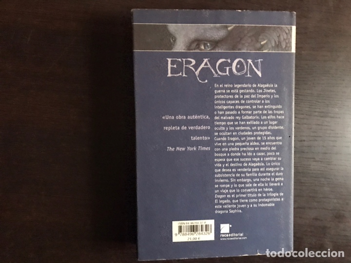 Libros de segunda mano: Drag&oacute;n . Christopher Paolini. Rocaeditorial - Foto 2