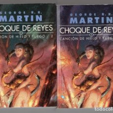 Libros de segunda mano: CHOQUE DE REYES. GEORGE R. R. MARTIN. 2 TOMOS. CANCIÓN DE HIELO Y FUEGO 2. GIGAMESH BOLSILLO. Lote 224045305