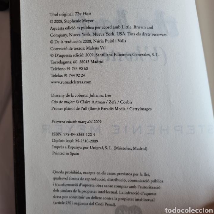 Libros de segunda mano: The host (lhost). Stephenie Meyer - Foto 4